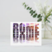 Carte Postale souvenir texte Rome (Debout devant)