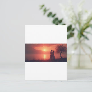 Carte Postale Souvenirs avec ses proches