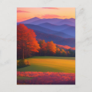Carte Postale Souvenirs d'automne de Cades Cove