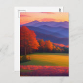 Carte Postale Souvenirs d'automne de Cades Cove (Devant / Derrière)