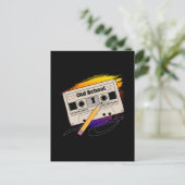 Carte Postale Souvenirs de l'ancienne école (Debout devant)