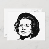 Carte Postale Souvenirs de Margaret Thatcher (Devant / Derrière)