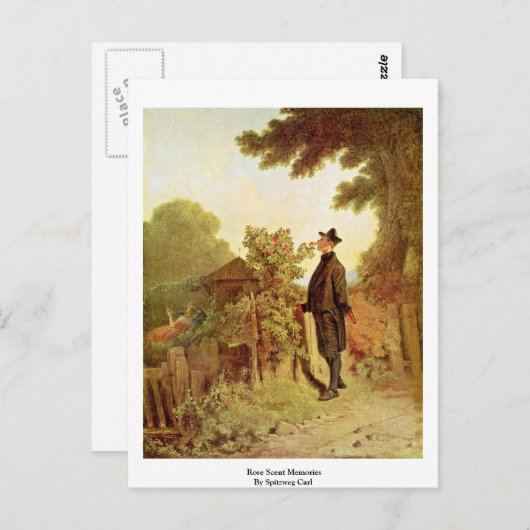 Carte Postale Souvenirs De Senteurs roses Par Spitzweg Carl (Devant / Derrière)