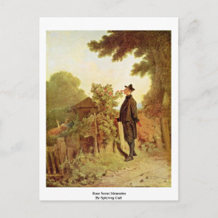 Carte Postale Souvenirs De Senteurs roses Par Spitzweg Carl