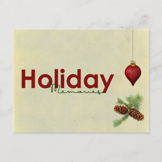 carte postale souvenirs de vacances (Devant)