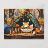 Carte Postale Souvenirs Douillets de l'Air Vif Feuilles d'Automn (Devant)