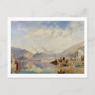 Carte Postale Souvenirs du Lago Maggiore, Jour du Marché