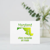 Carte Postale Souvenirs du Maryland (Debout devant)