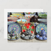 Carte Postale Souvenirs en Ouzbékistan (Devant / Derrière)