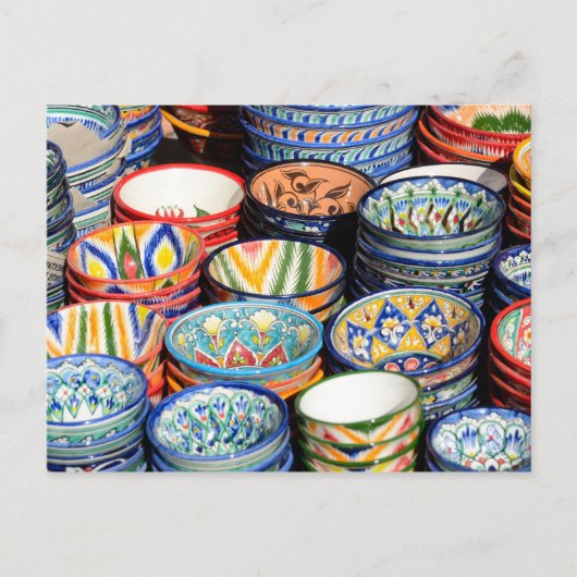 Carte Postale Souvenirs en Ouzbékistan (Devant)