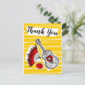 Carte Postale Souvenirs Espagnols Merci vertical (Debout devant)