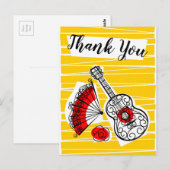 Carte Postale Souvenirs Espagnols Merci vertical (Devant / Derrière)