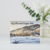 Carte Postale Souvenirs froids de l'Utah (Debout devant)