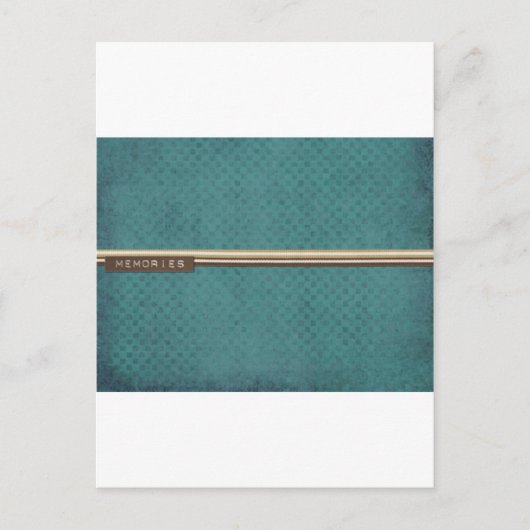 CARTE POSTALE SOUVENIRS GREEN SCRAPBOOK (Devant)