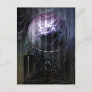 Carte Postale Souvenirs Jamais Fade Goth Imaginaire signé Mini I
