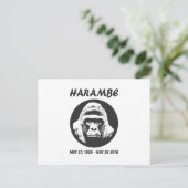 Carte Postale Souviens-toi de Harambe (Debout devant)