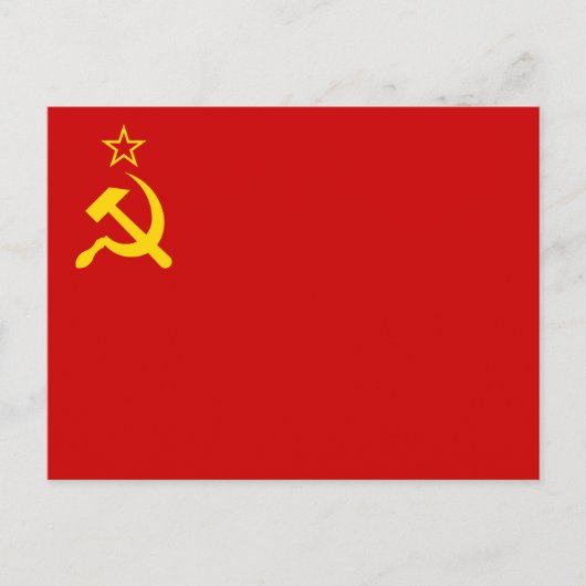 Carte Postale Soviet Union Flag, USSR, CCCP, Communism, Lenin (Devant)
