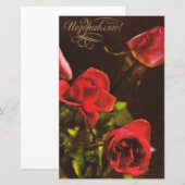 Carte postale soviétique avec fleurs (Devant / Derrière)