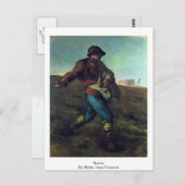 Carte Postale Sower Par Millet (Ii), Jean-François (Devant / Derrière)