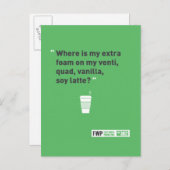 Carte Postale Soy Latté (Devant / Derrière)