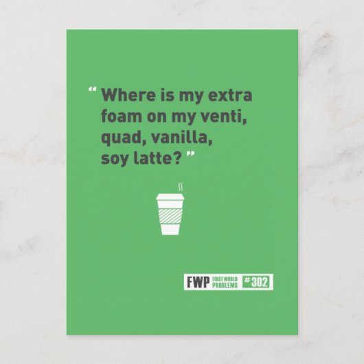 Carte Postale Soy Latté (Devant)