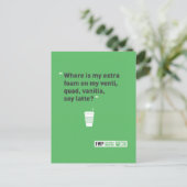 Carte Postale Soy Latté (Debout devant)