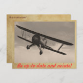 Carte Postale Soyez à jour et évitez ! (Devant / Derrière)