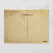 Carte Postale Soyez à jour et évitez ! (Dos)