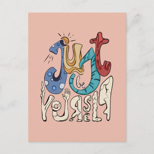 Carte Postale Soyez Audacieux, Sois Toi : Soyez Simplement Vous- (Devant)