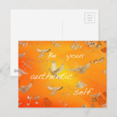Carte Postale Soyez authentique (Devant / Derrière)