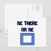 Carte Postale Soyez Carré (Devant / Derrière)