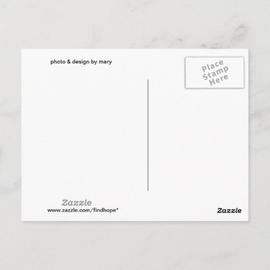 Carte Postale Soyez doux avec vous-même (Dos)