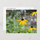 Carte Postale Soyez en paix (Devant / Derrière)