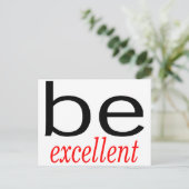 Carte Postale Soyez Excellent (Debout devant)