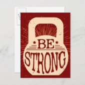 Carte Postale Soyez Fort (Devant / Derrière)