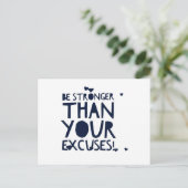 Carte Postale Soyez fort (Debout devant)