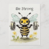 Carte Postale Soyez fort, personnalisable (Devant)