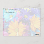 Carte Postale Soyez forte Écriture Biblique (Dos)