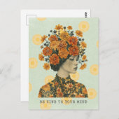 Carte Postale Soyez Gentil À Votre Esprit (Devant / Derrière)