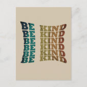 Carte Postale Soyez gentil bonté (Devant)