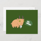 Carte Postale Soyez gentil Chèvre (Devant / Derrière)