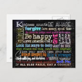 Carte Postale Soyez gentil Etc (Devant / Derrière)