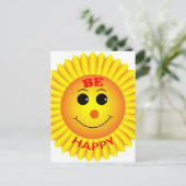 Carte Postale Soyez heureux (Debout devant)