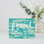 Carte Postale Soyez inspiré (Debout devant)