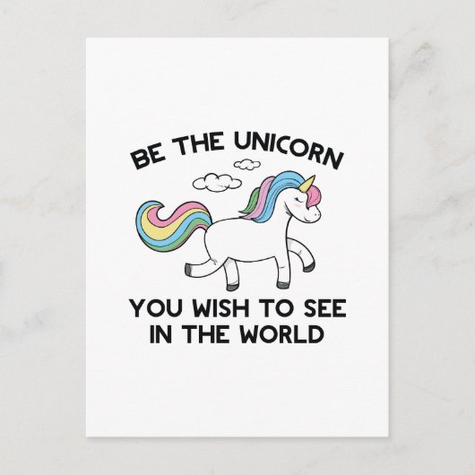 Carte Postale Soyez La Licorne (Devant)