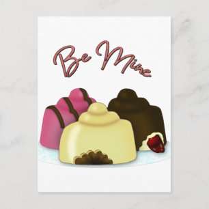 Carte Postale Soyez le bonbon de la Saint-Valentin