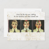 Carte Postale Soyez le fabuleux (Devant / Derrière)