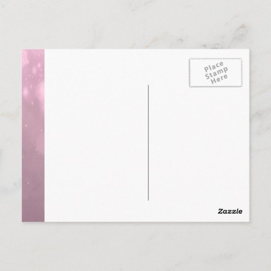 Carte Postale Soyez ma servante d'État | Blush Bokeh (Dos)