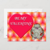 Carte Postale Soyez ma valétine (Devant / Derrière)