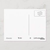 Carte Postale Soyez mauvais (Dos)